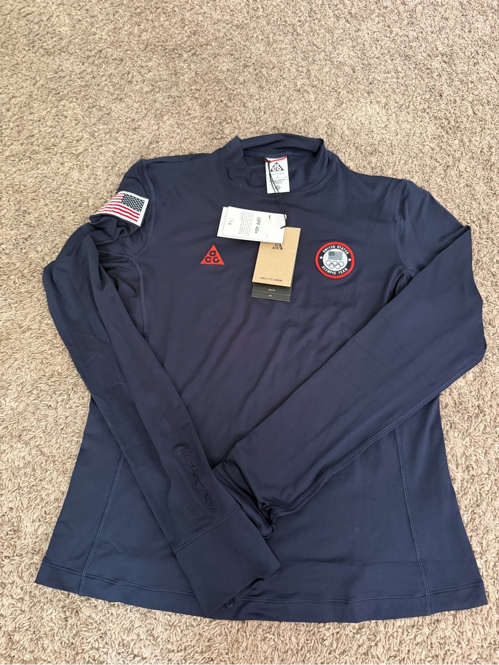 Nike ACG Women’s USA Olympics Team Long Sleeve IB2665-451 Size Large